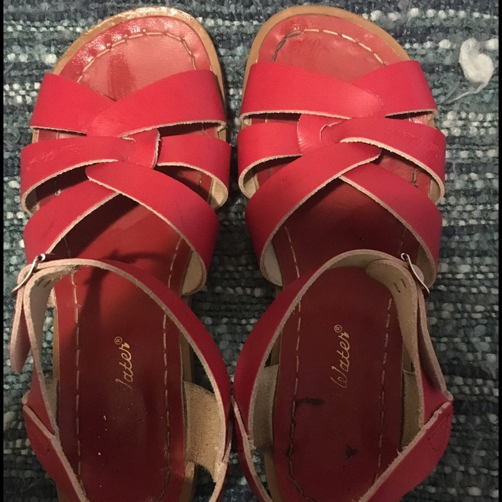 Red Salt Water Sandals